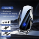 Support Téléphone Voiture Magnétique Pour Grille D’Aération Avec Charge Sans Fil 15 W Détection Intelligente Et 3 Embouts Mag...