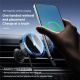 Support Téléphone Magnétique Pour Grille D’Aération Voiture Chargeur Sans Fil 15W Câble Type-C Rétractable 70 cm Compatible Q...