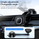 Support Téléphone Voiture Pour Console Centrale Avec Charge Sans Fil Magnétique 5W À 15W Compatible iPhone 12 À 16 Et Smartph...