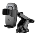 Support De T&eacute;l&eacute;phone Pour Console Centrale De Voiture &Agrave; Recharge Sans Fil &Agrave; Pression Compatible 4.5 &Agrave; 7 Pouces 5W &Agrave; 15W - www...