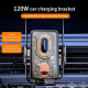 Chargeur Sans Fil Magnétique Pour Voiture 120 W Avec Support Téléphone À Détection Infrarouge Et Bras En Silicone - www.yonis...