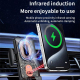 Chargeur Sans Fil Magnétique Pour Voiture 120 W Avec Support Téléphone À Détection Infrarouge Et Bras En Silicone - www.yonis...