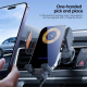 Support De Téléphone Voiture Avec Chargeur Sans Fil 15 W Fixation Grille D’Aération Pince Automatique Recharge Type C Multifo...