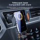 Support De Téléphone Voiture Avec Chargeur Sans Fil 15 W Fixation Grille D’Aération Pince Automatique Recharge Type C Multifo...