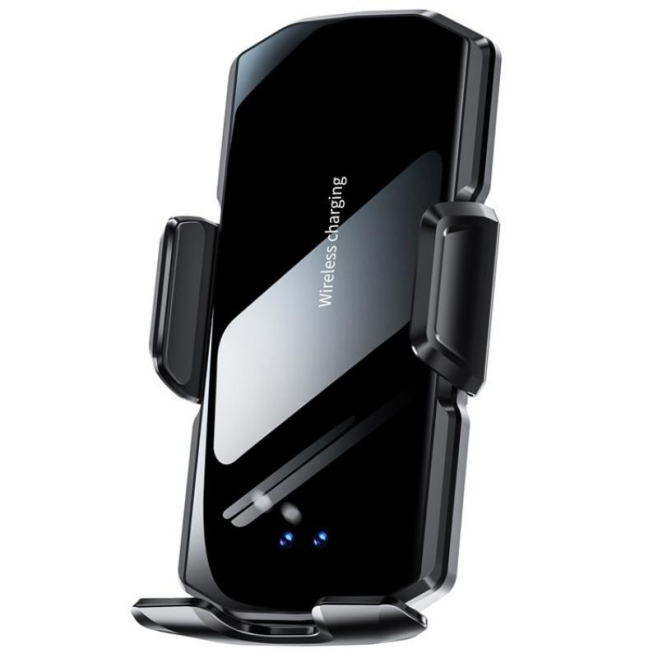 Support De Téléphone Voiture À Recharge Sans Fil 15 W Avec Capteur Infrarouge Pour Grille D’Aération Compatible 4,7 À 7,2 Pou...