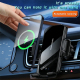 Support De Téléphone Voiture À Recharge Sans Fil 15 W Avec Capteur Infrarouge Pour Grille D’Aération Compatible 4,7 À 7,2 Pou...