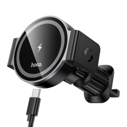 Support De Téléphone Voiture Magnétique Pour Grille D’Aération Charge Sans Fil MagSafe 5W À 15W Smartphones 6,1 À 7,0 Pouces