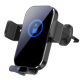 Chargeur Sans Fil Pour Voiture Avec Support De Téléphone À Induction Automatique 15 W Fixation Réglable Pour Grille D’Aération