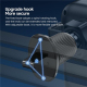 Chargeur Sans Fil Pour Voiture Avec Support De Téléphone À Induction Automatique 15 W Fixation Réglable Pour Grille D’Aératio...