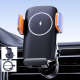 Support Téléphone Voiture À Induction Sans Fil 15W Avec Charge Solaire Fixation Grille D’Aération Rotation 360° Universel - w...