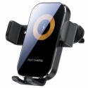 Support T&eacute;l&eacute;phone Voiture Avec Chargeur Sans Fil 15 W Pour Grille D&rsquo;A&eacute;ration Serrage Automatique Tactile - www.yonis-shop.com