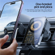 Chargeur Sans Fil Pour Voiture Avec Support Téléphone Transparent Rotation 360° Et Charge 15 W - www.yonis-shop.com