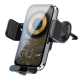 Chargeur Sans Fil Pour Voiture Avec Support Téléphone Transparent Rotation 360° Et Charge 15 W - www.yonis-shop.com
