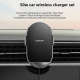 Chargeur Sans Fil Pour Voiture 50 W Avec Support À Serrage Sensible Refroidissement Direct Et Structure Triangulaire - www.yo...