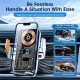 Support De Téléphone Voiture Avec Chargeur Sans Fil Qi 15 W À Détection Infrarouge Et Rotation 360° - www.yonis-shop.com