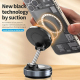 Support Téléphone Voiture Magnétique À Ventouse Pour Tableau De Bord Recharge Sans Fil 15W Pliable Rotation 360° Smartphones ...