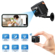 Mini Caméra WiFi Magnétique Full HD 1080p Avec Détection De Mouvement Vision Nocturne Infrarouge Et Stockage 256 Go - www.yon...