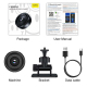 Mini Caméra De Surveillance Portable Fisheye 140° 1080P WiFi Détection De Mouvement Rotation 180°carte TF 256 Go - www.yonis-...