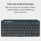 Clavier PROHIB Sans Fil Ultra Fin Avec Housse De Protection Pour Tablettes Et Appareils Mobiles - www.yonis-shop.com