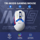 Souris Gaming Tri-Mode Filaire Sans Fil Bluetooth Jusqu’à 10000 DPI RGB 6 Boutons Programmables - www.yonis-shop.com