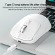 Souris Sans Fil Ergonomique 2.4 GHz Bluetooth 5.0 Rechargeable DPI Réglable 800 1200 1600 Type-C Compacte et Légère - www.yon...