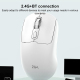 Souris Sans Fil Ergonomique 2.4 GHz Bluetooth 5.0 Rechargeable DPI Réglable 800 1200 1600 Type-C Compacte et Légère - www.yon...