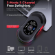 Souris Gaming Tri Mode Filaire 2 4G Bluetooth 10000 DPI 10 Touches Programmables Ambidextre RGB - www.yonis-shop.com