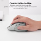 Souris Ergonomique Triple Mode Pour Bureau Avec Bluetooth 5.0 2.4G Filaire Défilement Latéral Et Autonomie De 160 Heures - ww...