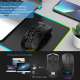 Souris Sans Fil Rechargeable Pour Ordinateur Double Connexion 2.4 GHz Bluetooth 5.1 4800 DPI 7 Boutons - www.yonis-shop.com