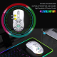 Souris Sans Fil Rechargeable Pour Ordinateur Double Connexion 2.4 GHz Bluetooth 5.1 4800 DPI 7 Boutons - www.yonis-shop.com