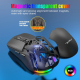 Souris Sans Fil Rechargeable Pour Ordinateur Double Connexion 2.4 GHz Bluetooth 5.1 4800 DPI 7 Boutons - www.yonis-shop.com