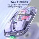 Souris Sans Fil Rechargeable Bluetooth Avec Récepteur USB Silencieuse RGB 1600 DPI 4 Boutons Recharge USB Type C - www.yonis-...