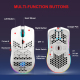 Souris PC Rechargeable À Trois Modes Filaire 2.4 GHz Bluetooth 5.3 RGB 3600 DPI Ergonomique - www.yonis-shop.com