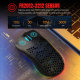 Souris PC Rechargeable À Trois Modes Filaire 2.4 GHz Bluetooth 5.3 RGB 3600 DPI Ergonomique - www.yonis-shop.com