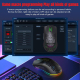 Souris PC Rechargeable À Trois Modes Filaire 2.4 GHz Bluetooth 5.3 RGB 3600 DPI Ergonomique - www.yonis-shop.com
