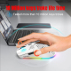Souris PC Rechargeable À Trois Modes Filaire 2.4 GHz Bluetooth 5.3 RGB 3600 DPI Ergonomique - www.yonis-shop.com