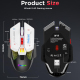 Souris Gaming Filaire Et Sans Fil Double Mode 10000 DPI Macros Programmables RGB Rechargeable USB C - www.yonis-shop.com