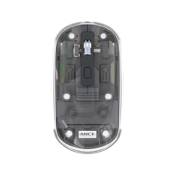 Souris Sans Fil Rechargeable Silencieuse Ergonomique 4 Boutons 1600 DPI Avec Récepteur USB Portée 10 m