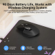 Souris Ergonomique Triple Mode Pour Bureau Avec Molette Latérale 10 Boutons Personnalisables Autonomie 160 Heures - www.yonis...