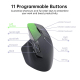 Souris Ergonomique Triple Mode Pour Bureau Avec Molette Latérale 10 Boutons Personnalisables Autonomie 160 Heures - www.yonis...