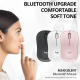 PROHIB Souris Silencieuse Bluetooth Sans Fil Rose 1000dpi Connexion Facile Ordinateur Portable Tablette Suivi Optique Précis ...
