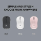 PROHIB Souris Silencieuse Bluetooth Sans Fil Rose 1000dpi Connexion Facile Ordinateur Portable Tablette Suivi Optique Précis ...