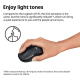 PROHIB Souris Silencieuse Bluetooth Sans Fil Rose 1000dpi Connexion Facile Ordinateur Portable Tablette Suivi Optique Précis ...