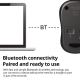 PROHIB Souris Silencieuse Bluetooth Sans Fil Rose 1000dpi Connexion Facile Ordinateur Portable Tablette Suivi Optique Précis ...