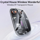 Souris Sans Fil Double Mode Bluetooth 2 4 GHz Transparente Résistante Aux Rayures 30 Heures 3 Niveaux DPI Recharge USB C - ww...