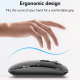 Souris Sans Fil Double Mode Bluetooth 2 4 GHz Transparente Résistante Aux Rayures 30 Heures 3 Niveaux DPI Recharge USB C - ww...