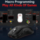 Souris Gaming Sans Fil Tri Mode Rechargeable 24000 DPI Macros Programmables Éclairage RGB 6 Modes - www.yonis-shop.com