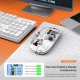 Souris Sans Fil Transparente Double Mode 2 4 GHz Bluetooth Rechargeable USB C Avec Capot Magnétique - www.yonis-shop.com