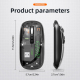 Souris Sans Fil Transparente Double Mode 2 4 GHz Bluetooth Rechargeable USB C Avec Capot Magnétique - www.yonis-shop.com