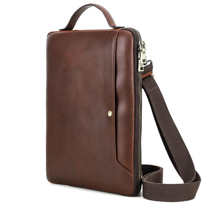 Sacoche Messenger Pour Ordinateur Portable 14 2 Pouces En Cuir Crazy Horse Pleine Fleur À Main Épaule Ou Bandoulière - www.yo...